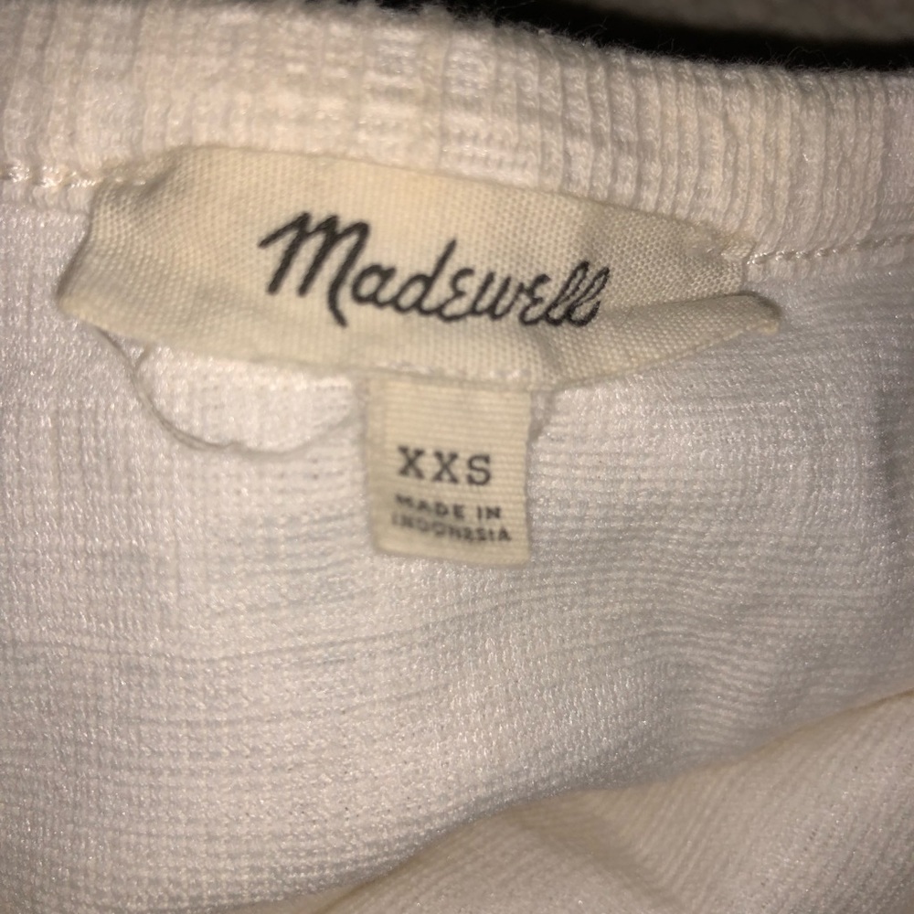 Madewell White Tie-In-The-Back Top - Picture 3 of 5